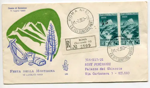 Bergfest Paar auf Umschlag Venetia Racc.