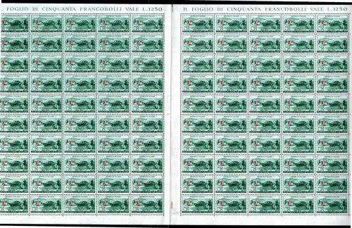 Touring Club Doppelblatt mit Zwischenraum