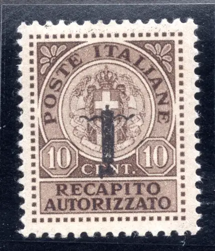 Autorisierte Zustellung Umgedrehtes Aufdruckband