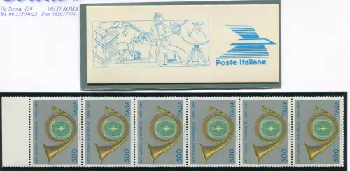 Postministerium - Heft mit ungeklebten Innenmarken