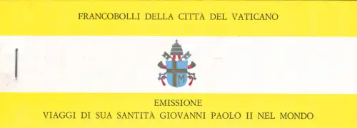 SS-Reisen. Johannes Paul II. - Booklet gelber Einband