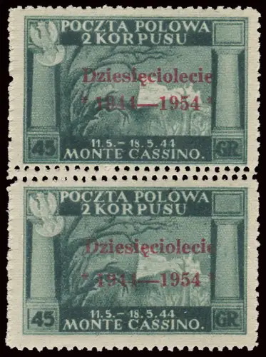 Polnisches Regierungskorps London - 45g. Sorte