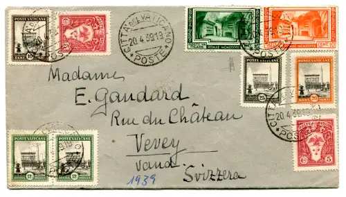 Giardini Cent. 12,1/2 auf Auslandsumschlag im Tarif