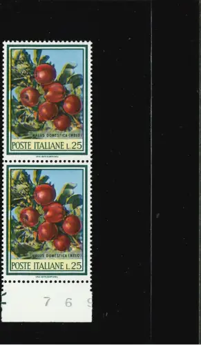 FLORA 25 L VERLAGERTER GELBDRUCK 2 MM VERTIKALES PAAR