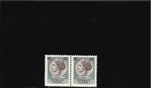 SIRACUSANA 180 ARABICA ROTER DRUCK NACH LINKS VERSCHOBEN PAAR