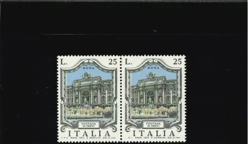 PAAR TREVI BRUNNEN, EINER MIT UNVOLLSTÄNDIGEM IPS