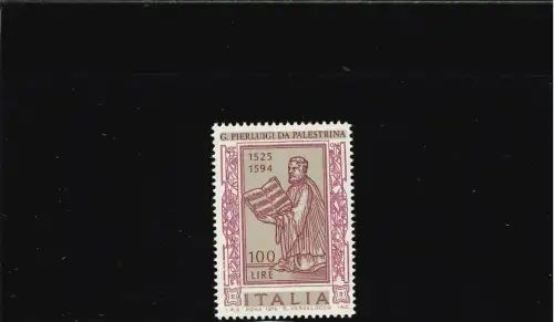 GIOVANNI DA PALESTRINA VIEL SCHMALERE BRIEFMARKE