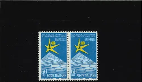 BRÜSSEL WEISSER PUNKT VOR UND AUSSTELLUNG POS 4. IN EINEM PAAR