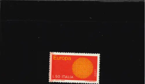 EUROPA 50 L. ROTER VERTIKALER STREIFEN