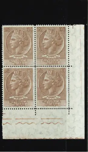 SYRAKUS S II 100 L. VIERTEL BLATTECKE SCHLECHTER DRUCK