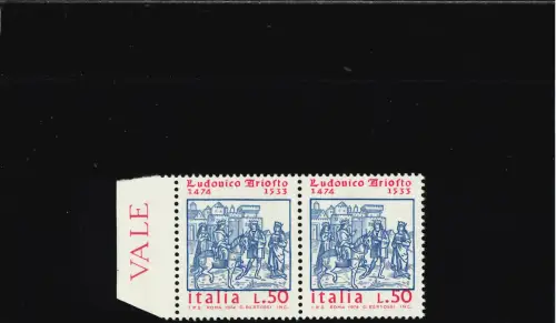 ARISTO 50 L. ROTE SCHRIFTZÜGE IM HOHEN PAAR VERSCHOBEN