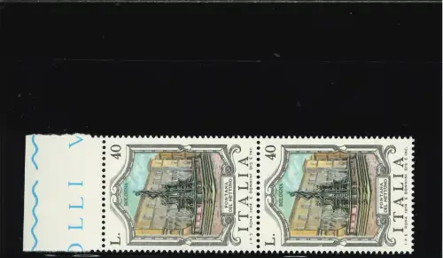 BRUNNEN 40 L SCHATTEN AUF DER STATUE FARBE VERSCHOBEN PAAR