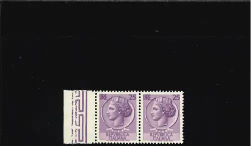 SIRACUSANA 25 L. DICKES HORIZONTALES PAARPAPIER