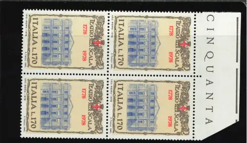 TEATRO LA SCALA 170 L. DOPPELTER QUARTINROTER DRUCK