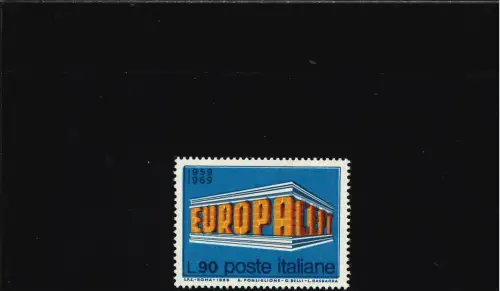 EUROPA 90 L. BLAUER HINTERGRUND NACH UNTEN VERSCHOBEN