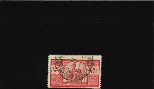 DEMOCRATICA 100 L. UNGEZÄHNT HORIZONTAL SIGNIERT A.DIENA