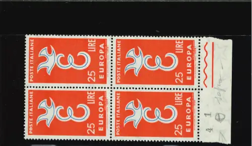 EUROPA 25 L. PEST STATT VIERTELBLATTRANDUNG UNTEN