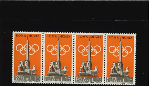 PREOLYMPICA 15 L. HORIZONTALE FARBZEILE VIERSTREIFEN