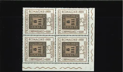 ROMAGNA 25 L. QUARTINA MIT EINEM OHNE STRICH AUF DEM A DI ITALIANE 63. POS