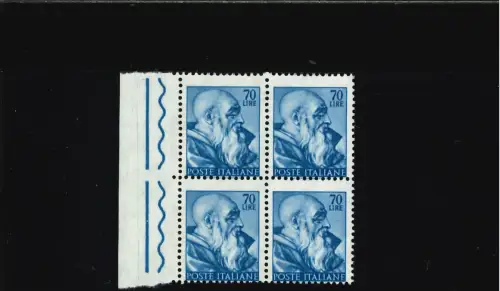 MICHELANGIOLESCA 70 L. IV VERSCHOBENE ZAHNUNG VIERTELWINKEL