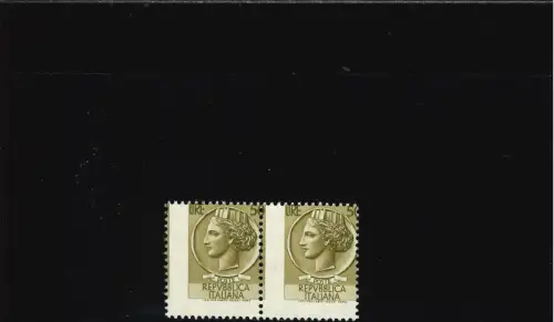 SIRACUSANA 50 L. STARK VERSCHOBENE ARABISCHE VERZAHNUNG HORIZONTALES PAAR