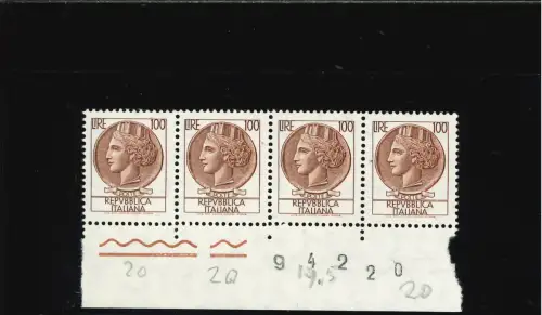 SIRACUSANA 100 L. VIERSTREIFEN DER DRITTSCHMALSTE ZUM SPRINGEN