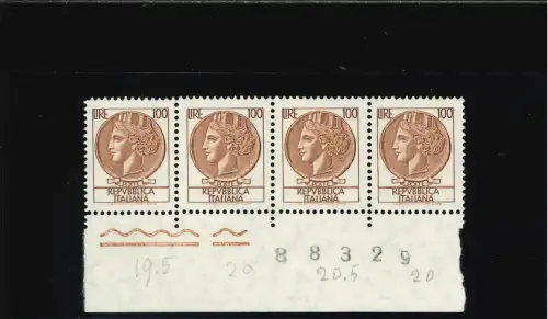 SIRACUSANA 100 L. VIERSTREIFEN DER ERSTE SCHMALSTE ZUM SPRINGEN