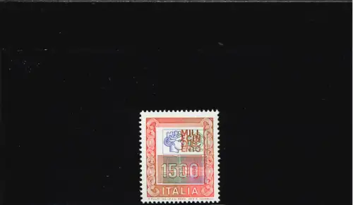 HOHER WERT 1500 L. KOPF NACH RECHTS VERSCHOBEN