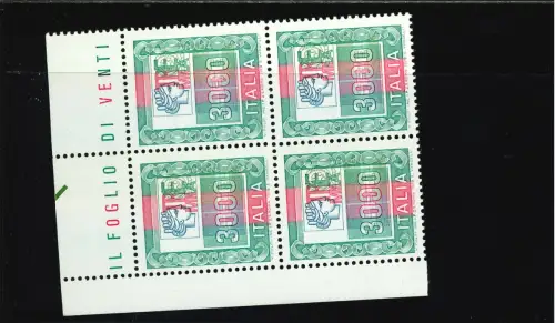 HOHER WERT 3000 L. KOPF NACH RECHTS VIERTEL BLATTECKE VERSCHOBEN