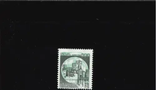 CASTELLI 600 L. GRÜNDRUCK NACH OBEN VERSCHOBEN UND ITALIEN NEGATIV IN MITTE