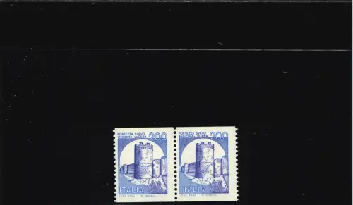 CASTELLI MACHINETTE 200 L. TEILWEISER SCHRIFTZUG IM NIEDRIGEN PAAR