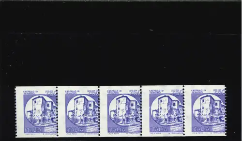 CASTELLI MACHINETTE 750 L. VERSCHOBENER FÜNFZAHNSTREIFEN