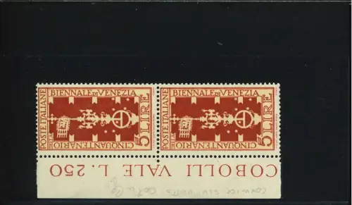 BIENNALE 5 L. RAHMENLINIE LINKS PAARWEISE UNTERBROCHEN