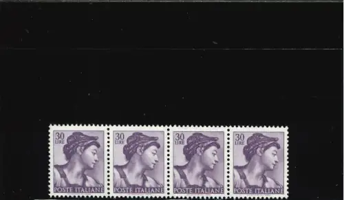 MICHELANGIOLESCA 30 L. DICKES 4ER-STREIFEN-PAPIER