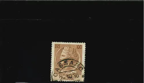 SIRACUSANA 100 L. VIEL GRÖSSERE BRIEFMARKE - STERNFADEN