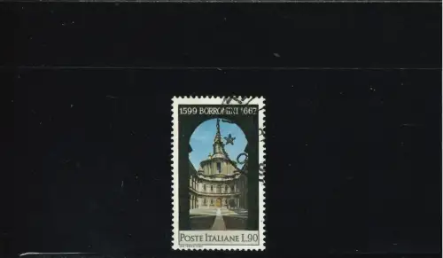 BORROMINI BLAUER FLECK IM FENSTER OBEN SEKUNDÄR VON LINKS POS 34