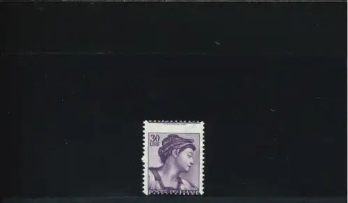 MICHELANGIOLESCA 30 L. STARK VERTIKAL VERSCHOBENE ZAHNUNG