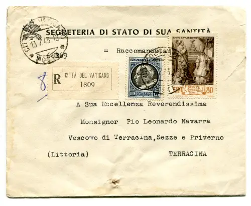 Racc. aus dem SS-Staatssekretariat. Pius XII. an den Bischof