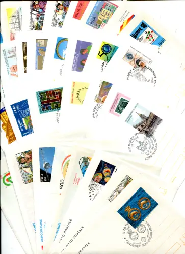 Ansichtskarten, Flugkarten 1990/2007 abgebildete Stempel FDC