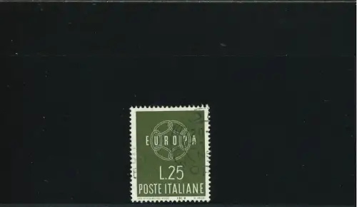 EUROPA 25 L. 5 DI 1959 REDUZIERT AUF EINEN STRICH POS 5