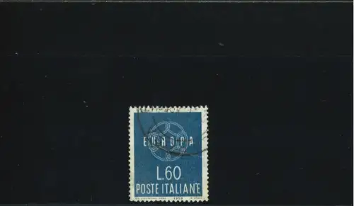 EUROPA 60 L. WEISSER PUNKT AUF DER ITALIENISCHEN N POS 56