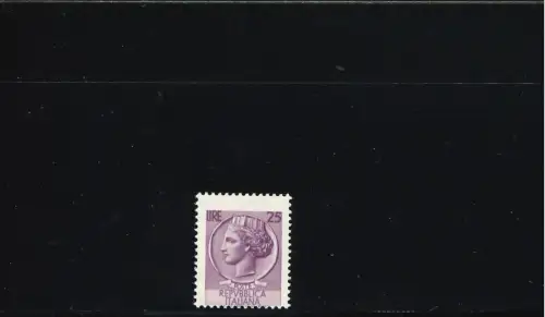 SIRACUSANA 25 L. ARABISCHE VERSCHOBENE ZAHNUNG