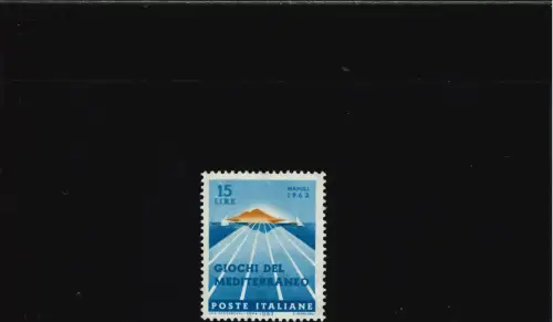 MITTELMEERSPIELE 15 L. VESUV VERSCHOBEN POSTFRISCH