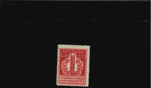 VOLTA 20 L. OHNE FILIGRAN 13,3 X 13,9