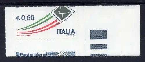 Flugbrief Euro 0,60 Sorten Post unten