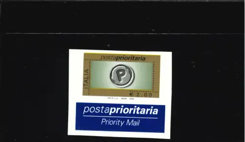 PRIORITY 2,00 2004 UNGEZÄHNT UND UNGESTANZT