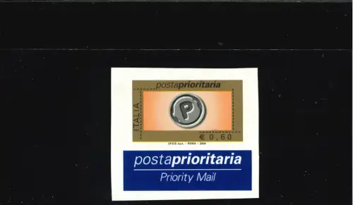 PRIORITÄT 0,60 FERNETIKETT UNGEZÄHNT UND UNGESTANZT