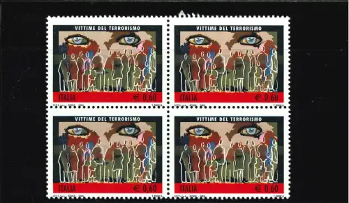 OPFER DES TERRORISMUS GOLDSTREIFEN IN EINEM HALBEN VIERTEL