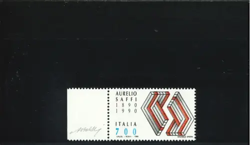 SAFI OHNE GRÜNDRUCK SIGNIERT BOLAFFI