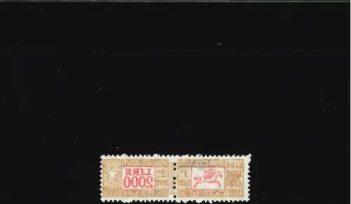 POSTPAKETE 2000 L. AUFKLEBER